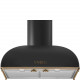 SMEG Campana decorativa  KS59AOE2. Ancho 90 cm. Antracita. Clase A